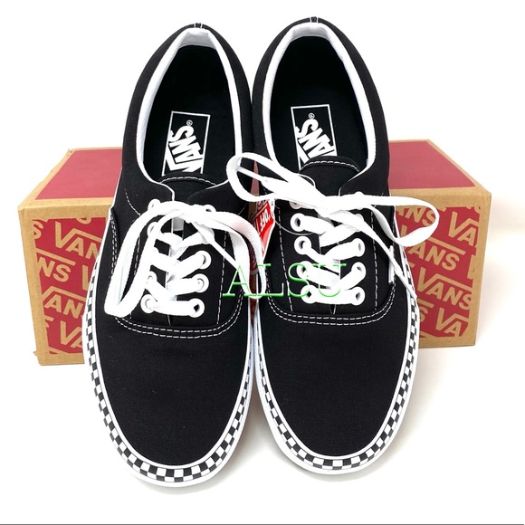 VANS Check Foxing Canvas Black Women’s Sneakers - Picture 4 of 9